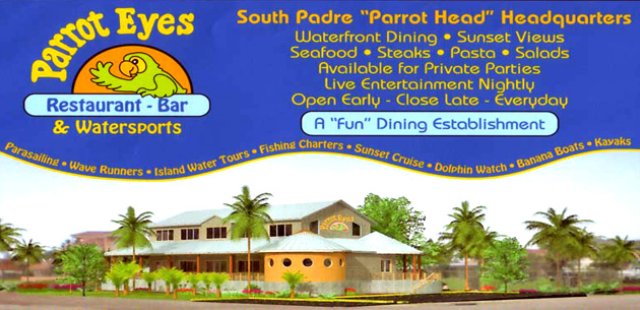 Parrot Eyes Restaurant, Bar, and Watersports South Padre Island